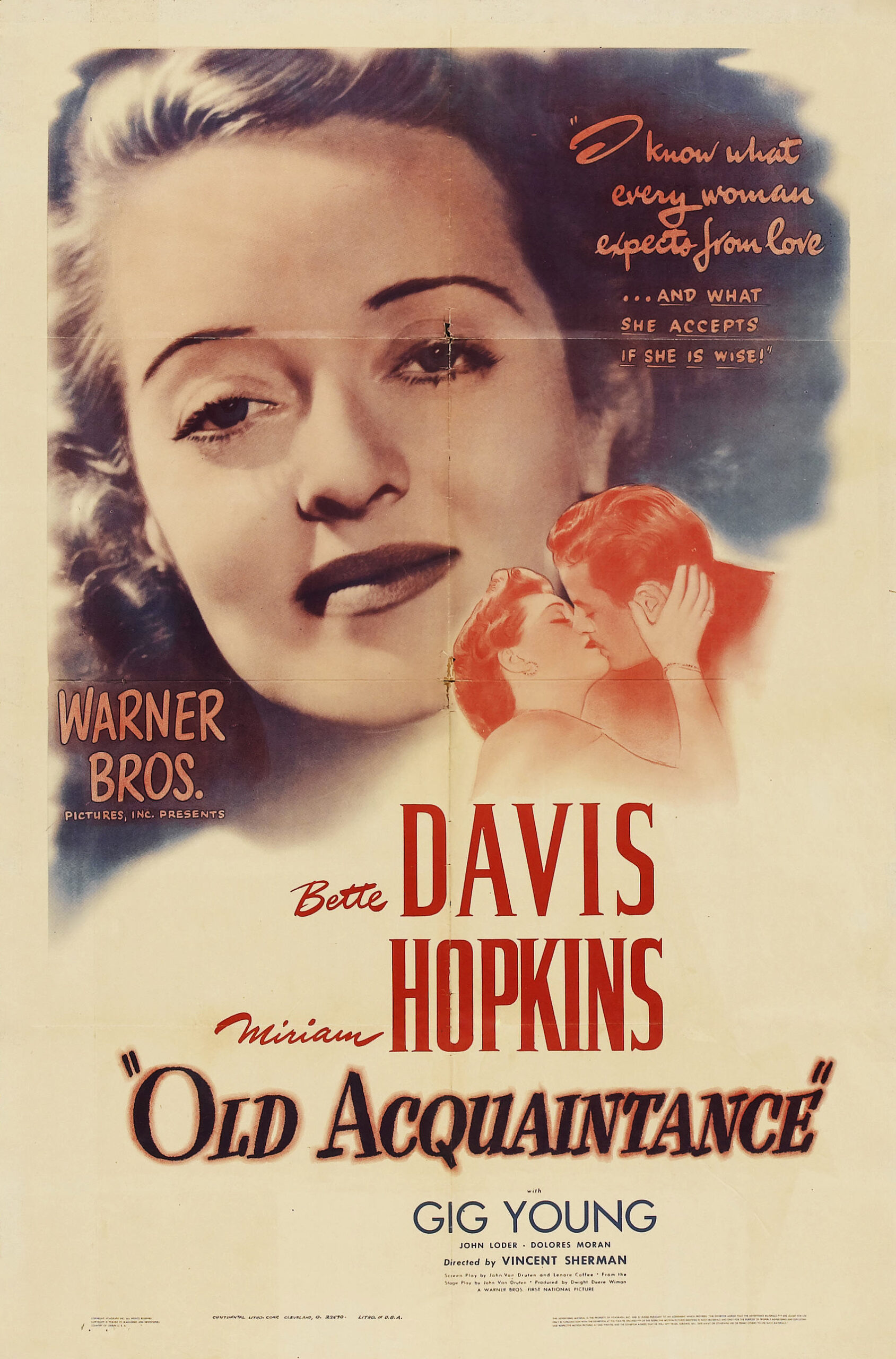ดูหนังออนไลน์ฟรี Old Acquaintance (1943) โอลดฺ อักเควนเตนซ